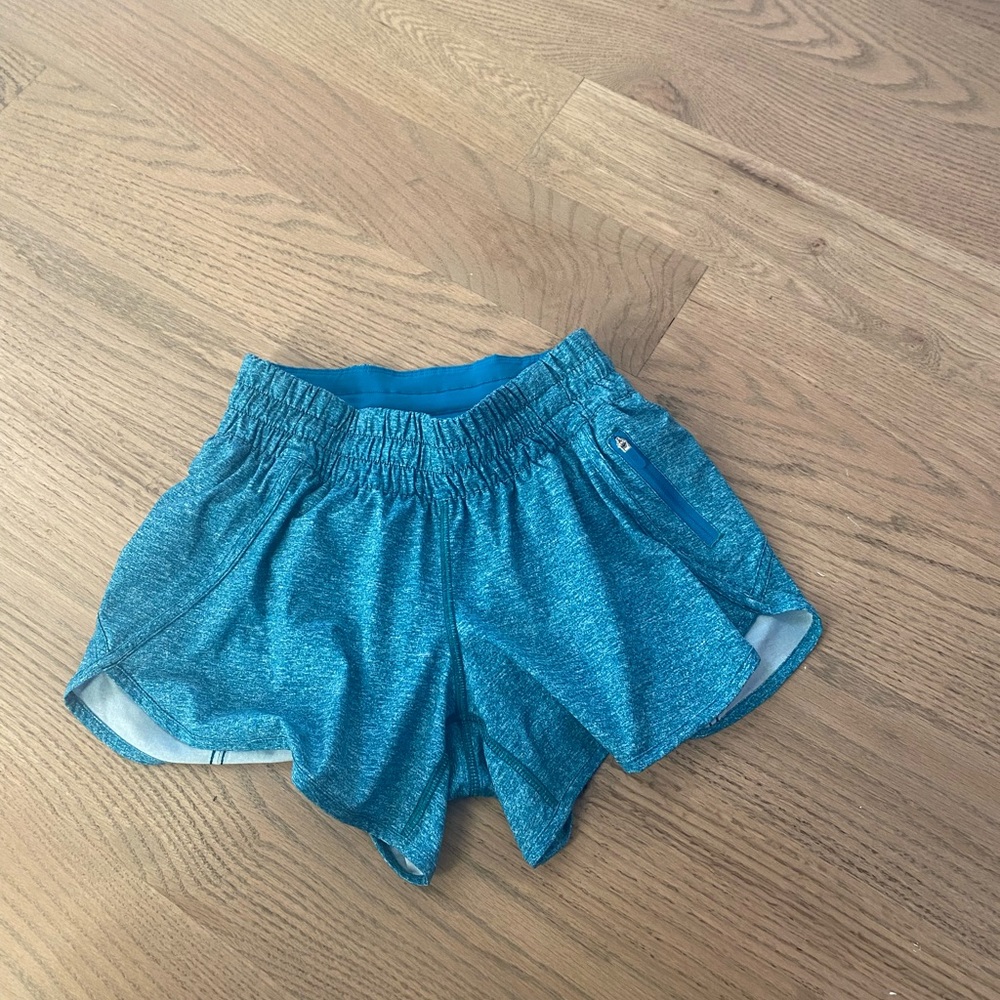 Lululemon Tracker Shorts teal